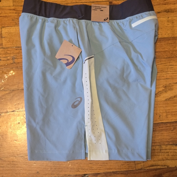 ASICS Mens Active Woven Shorts  Lining Briefs Running Lightweight- Sz  Small NEW - Picture 1 of 9